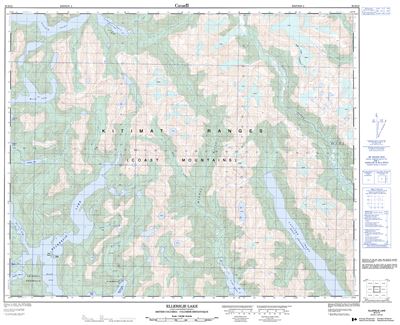 093D12 - ELLERSLIE LAKE - Topographic Map