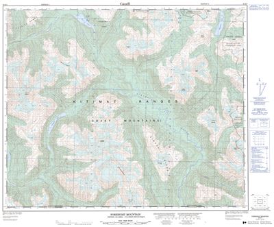 093E03 - FORESIGHT MOUNTAIN - Topographic Map