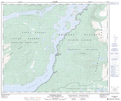 093E10 - WHITESAIL REACH - Topographic Map