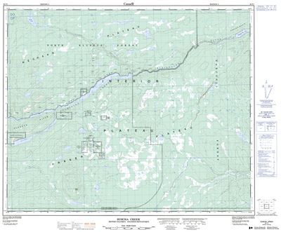 093F01 - SUSCHA CREEK - Topographic Map