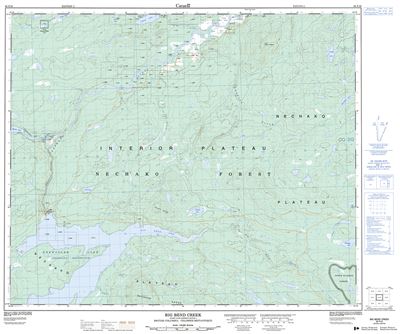 093F10 - BIG BEND CREEK - Topographic Map