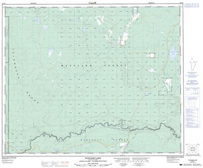 093G06 - PUNCHAW LAKE - Topographic Map