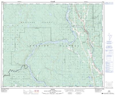 093G07 - HIXON - Topographic Map