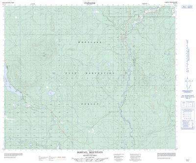 093G11 - BOBTAIL MOUNTAIN - Topographic Map