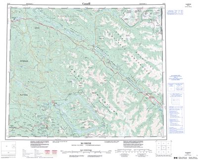 093H - MCBRIDE - Topographic Map