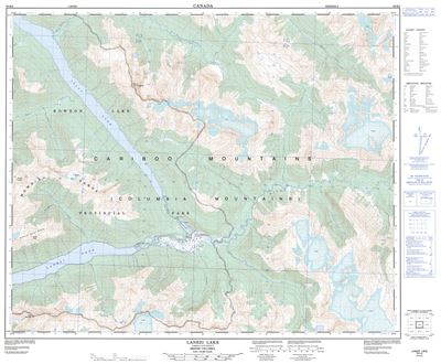 093H02 - LANEZI LAKE - Topographic Map