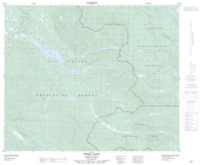 093H05 - STONY LAKE - Topographic Map
