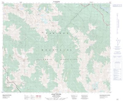 093H07 - GOAT RIVER - Topographic Map
