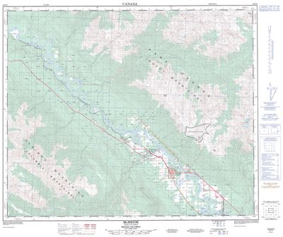 093H08 - MCBRIDE - Topographic Map