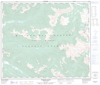093I12 - MISSINKA RIVER - Topographic Map