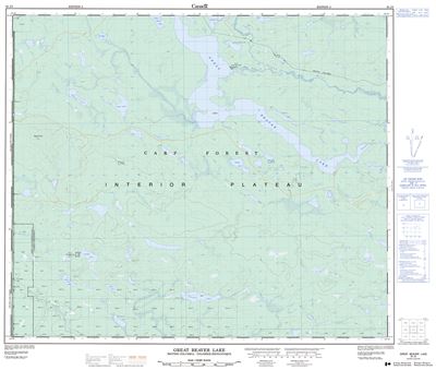 093J05 - GREAT BEAVER LAKE - Topographic Map