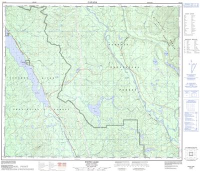 093J15 - FIRTH LAKE - Topographic Map