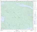 093K15 - INZANA LAKE - Topographic Map