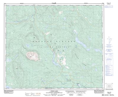 093L02 - OWEN LAKE - Topographic Map