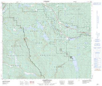 093L08 - FORESTDALE - Topographic Map