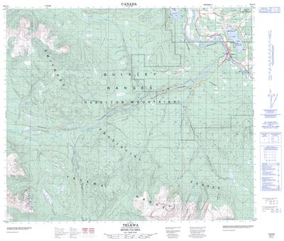 093L11 - TELKWA - Topographic Map