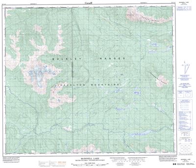 093L13 - MCDONELL LAKE - Topographic Map