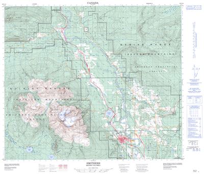 093L14 - SMITHERS - Topographic Map