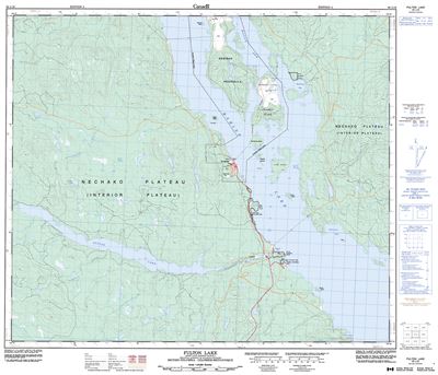 093L16 - FULTON LAKE - Topographic Map