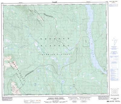 093M02 - HAROLD PRICE CREEK - Topographic Map