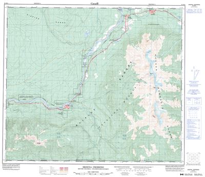 093M04 - SKEENA CROSSING - Topographic Map