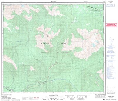 093M06 - SUSKWA RIVER - Topographic Map