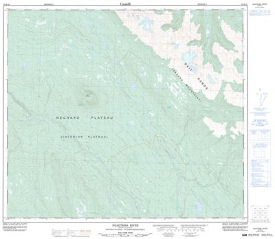 093M10 - NILKITKWA RIVER - Topographic Map