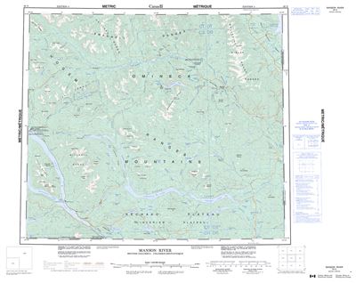 093N - MANSON RIVER - Topographic Map