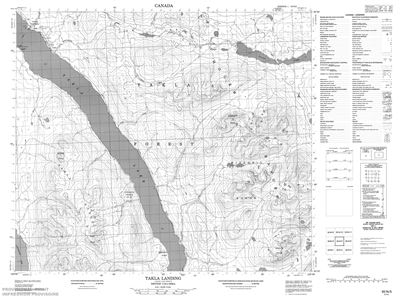 093N05 - TAKLA LANDING - Topographic Map