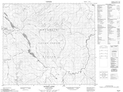 093N09 - MANSON LAKES - Topographic Map