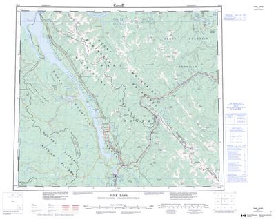 093O - PINE PASS - Topographic Map