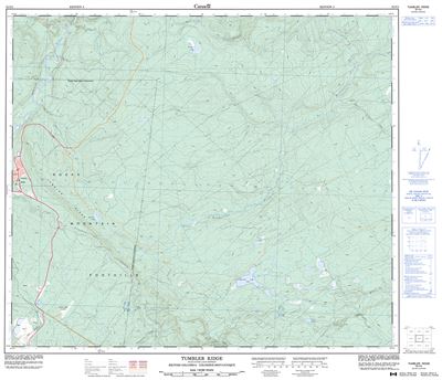 093P02 - TUMBLER RIDGE - Topographic Map