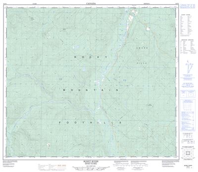 093P05 - BURNT RIVER - Topographic Map