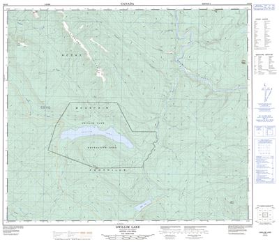 093P06 - GWILLIM LAKE - Topographic Map