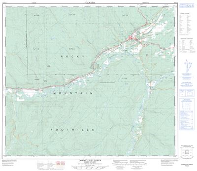 093P12 - COMMOTION CREEK - Topographic Map