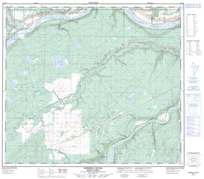 094A03 - MOBERLY RIVER - Topographic Map