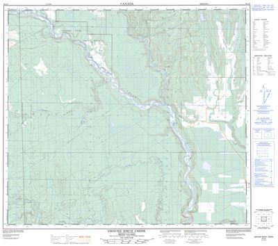 094A05 - GROUND BIRCH CREEK - Topographic Map