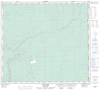 094A16 - DOIG RIVER - Topographic Map