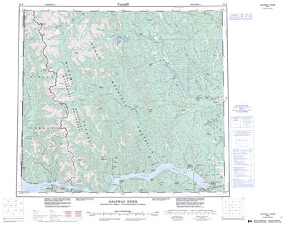 094B - HALFWAY RIVER - Topographic Map