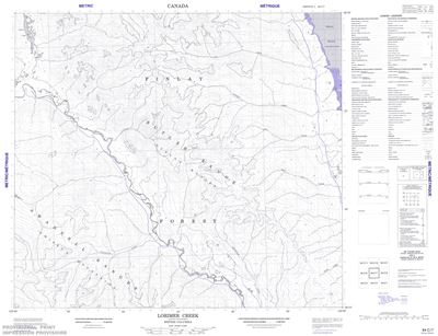 094C07 - LORIMER CREEK - Topographic Map