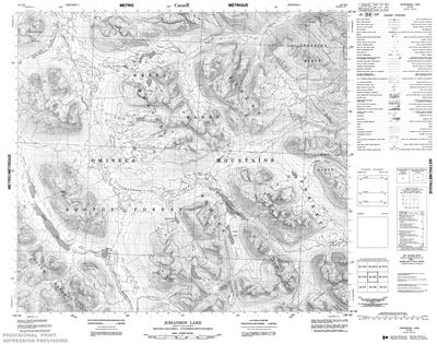 094D09 - JOHANSON LAKE - Topographic Map