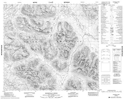 094D10 - MOOSEVALE CREEK - Topographic Map