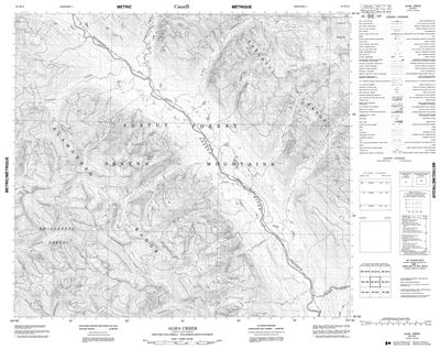 094D12 - ALMA CREEK - Topographic Map