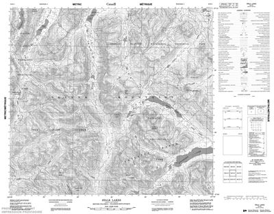 094E04 - STALK LAKES - Topographic Map