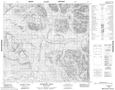 094E06 - MOOSEHORN CREEK - Topographic Map