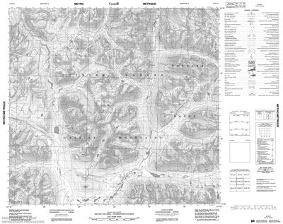 094E14 - LUNAR CREEK - Topographic Map