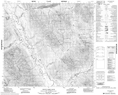 094F12 - MOUNT CHIEF DAVIE - Topographic Map