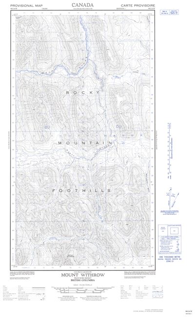 094G06W - MOUNT WITHROW - Topographic Map