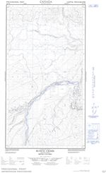 094G14E - BUNCH CREEK - Topographic Map