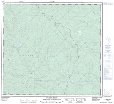 094H05 - LA PRISE CREEK - Topographic Map